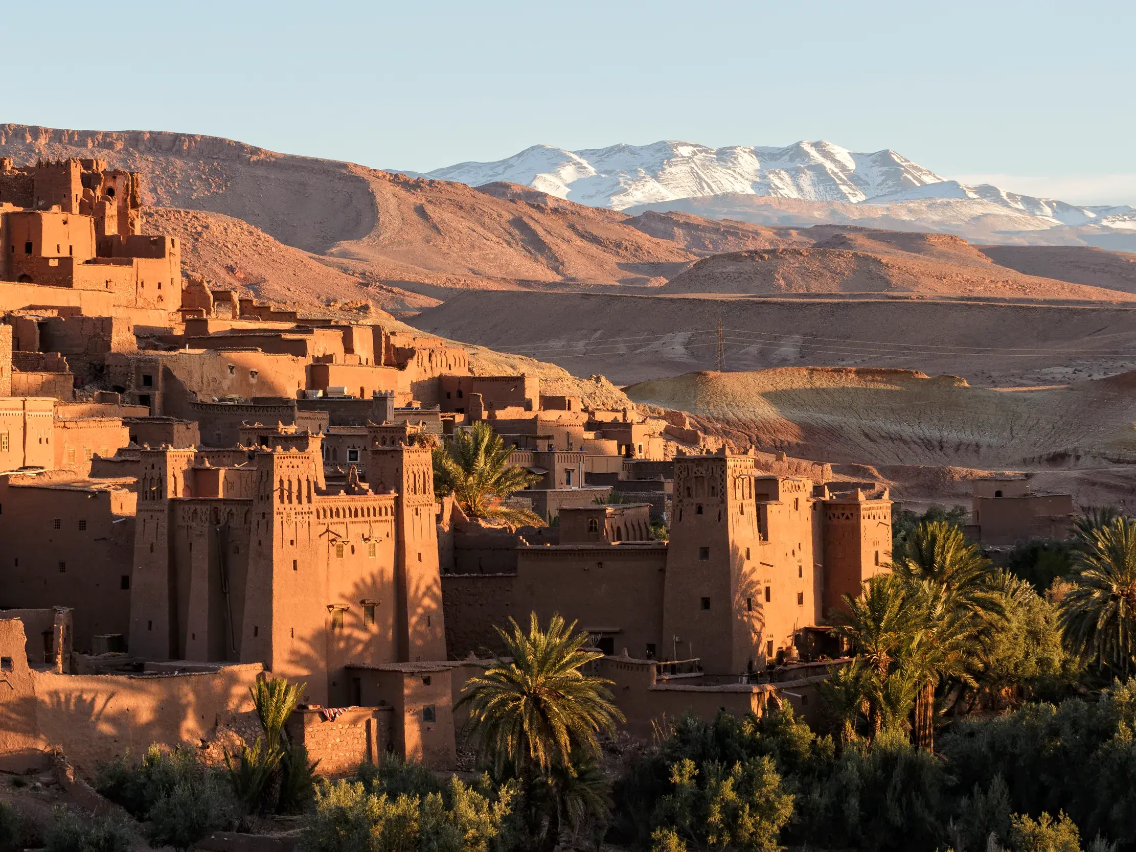 Die historische Lehmsiedlung Ait Benhaddou im Süden Marokkos diente schon oft als Filmkulisse.