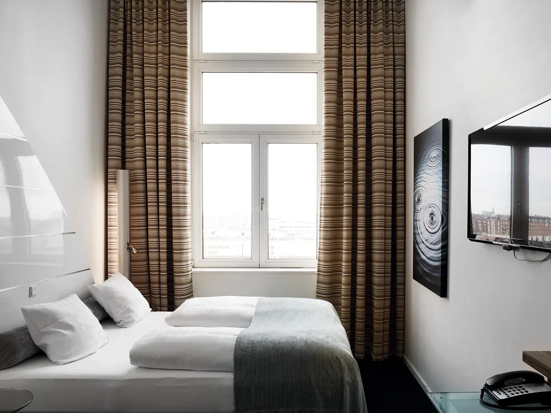 Modernes Doppelzimmer im Hotel Copenhagen Island